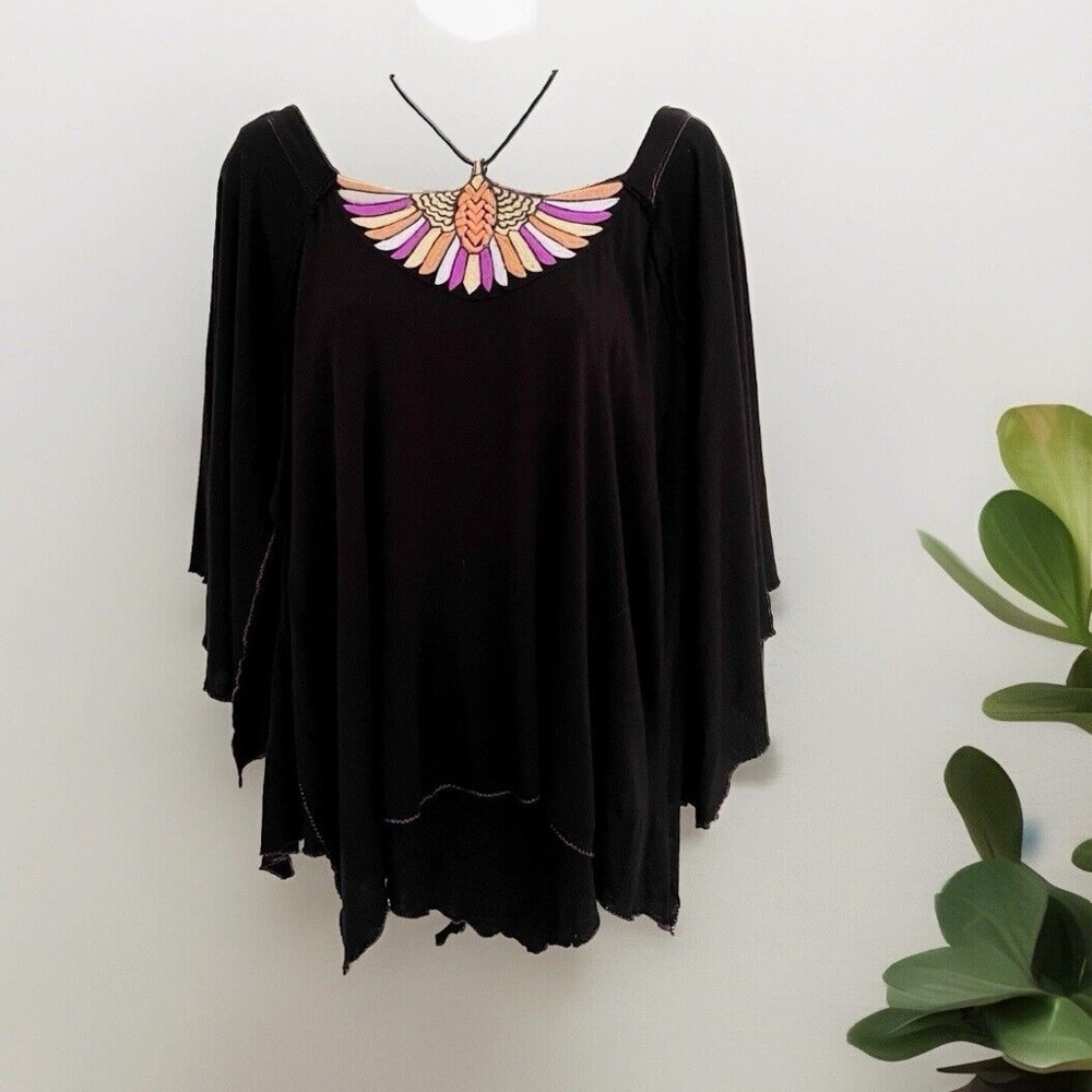 NWT Free People tie neck top